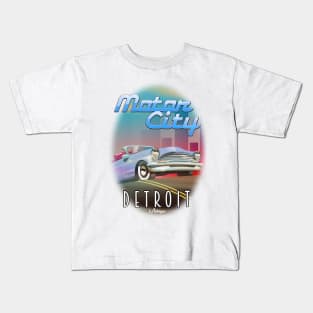 Morot City Detroit Michigan Kids T-Shirt